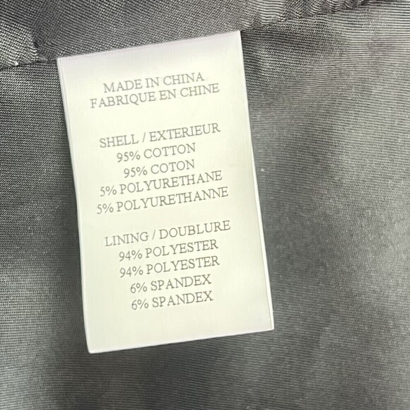 Theory Double Breasted Darlin Turning Blazer size 8 Jacket Navy Blue stretch - Picture 11 of 12